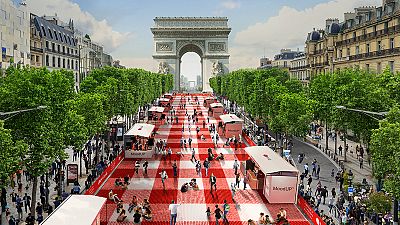 Una representación artística del impresionante pícnic de París