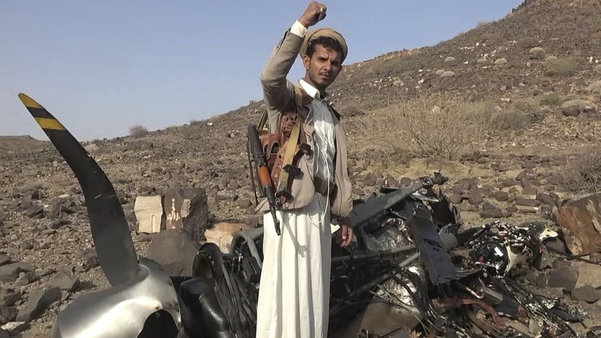 Hutíes afirman haber derribado un dron estadounidense (Imagen de archivo)