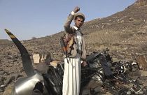 الحوثيون يعلنون إسقاط طائرة أمريكية بدون طيار