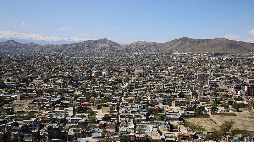 A general view of Kabul, Afghanistan, on 23 April 2024.