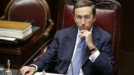L'ex presidente della Camera Gianfranco Fini