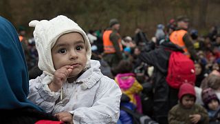یک کودک مهاجر