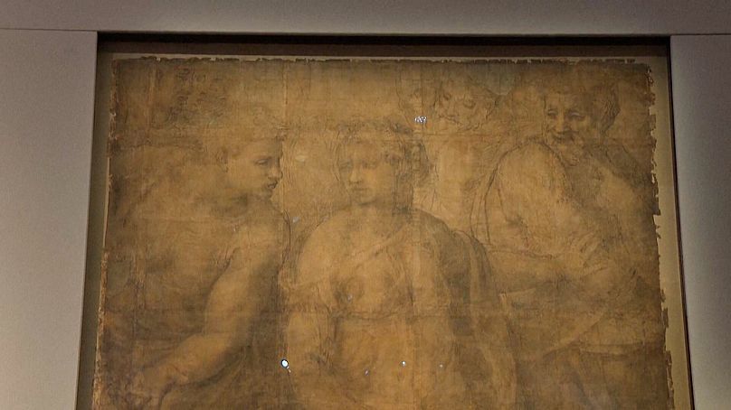 The Epifania’, about 1550-53, Michelangelo on display at the British Museum