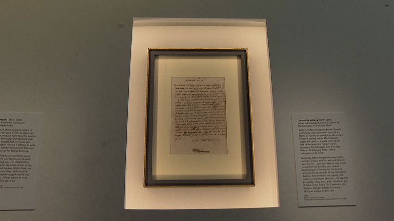 Letter from Daniele da Volterra to Leonardo Buonarroti, dated 14 February 1564