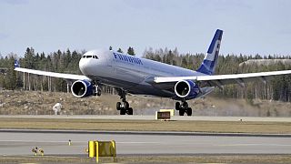 Finlandiya'nın ulusal havayolu şirketi Finnair'e ait bir uçak