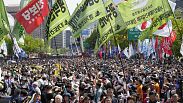 مظاهرات عيد العمال في سيول-كوريا الجنوبية