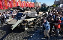نمایشگاه غنائم روسیه در جنگ با اوکراین
