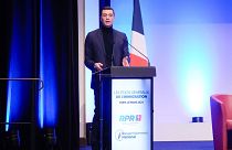 جُردن باردلا، رئیس و سرفهرست حزب راست افراطی «اجتماع ملی» فرانسه در انتخابات پارلمان اروپا