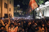 اعتراض‌ها به لایحه جنجالی«عوامل خارحی» در گرجستان
