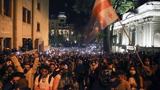 اعتراض‌ها به لایحه جنجالی«عوامل خارحی» در گرجستان