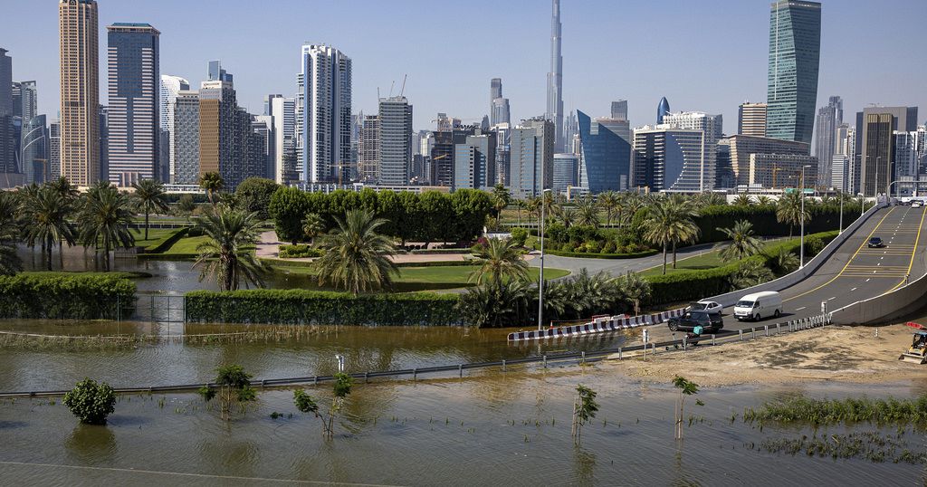 Flights to Dubai disrupted as rain hits the UAE 2 weeks after its heaviest recorded rainfall ever Flights to Dubai disrupted as rain hits the UAE 2 weeks after its heaviest recorded rainfall ever