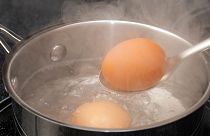 جوشاندن تخم مرغ در آب