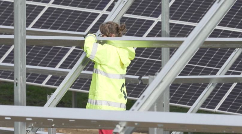 PV installation outside Prague, Czech Republic