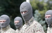 عکس آرشیوی و تزئیتی از سربازان ماسک زده اوکراینی
