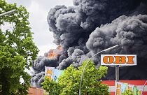 Berlin'de silah üreten fabrikada yangın