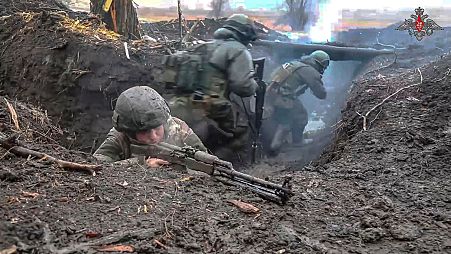 سربازان  ارتش روسیه در جبهه‌های شرق اوکراین
