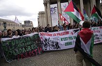 Propalästinensiche Studentendemonstration in Paris