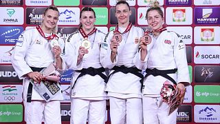 Le atlete premiate nella seconda giornata del Grand Slam di judo di Dushambe