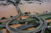 مياه الفيضانات تغمر ولاية غراندي دو سول