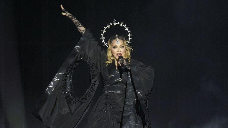 Madonna closed out her latest world tour with a free concert that transformed Rio's Copacabana Beach into a sea of dancing fans.