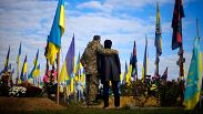 والدین یک سرباز کشته شده اوکراینی