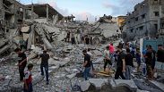 ویرانه‌های جنگ غزه