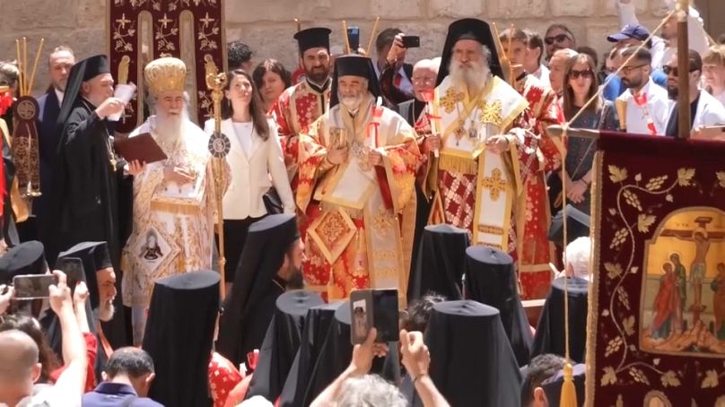 In Istanbul hat Patriarch Bartholomeos I. einen Gottesdienst gehalten. Neulich hat er sich für ein gemeinsames Osterfest aller Christen ausgesprochen.