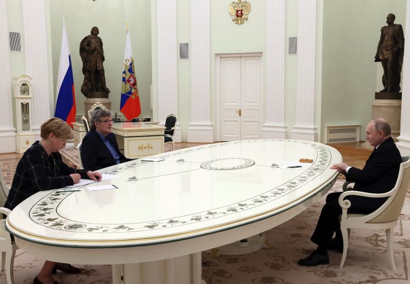 Vlagyimir Putyin és Emir Kusturica megbeszélése, 2024- április 2.