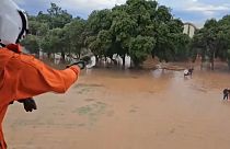 فيضانات عارمة اجتاحت ولاية ريو غراندي دو سول بجنوب البرازيل 
