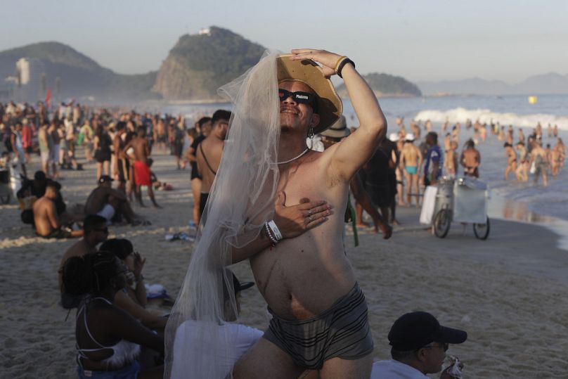 The vibes were immaculate on Copacabana beach ahead of Madonna's show - with fans dressed up and having a good time.