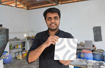 Watch: The eco-trailblazer turning carbon to tiles in India