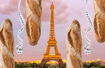 France has taken back the record for longest baguette, beating Italy's standing record with a loaf measuring 140.53 metres.