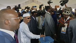 Chadian ruler Mahamat Deby Itno casts ballot in polls set to end military rule