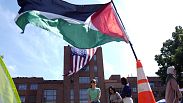 Columbia Üniversitesi'nde öğrenciler okulun yatırım fonunun İsrail'le ilişkili şirketlerden çekilmesini istiyor