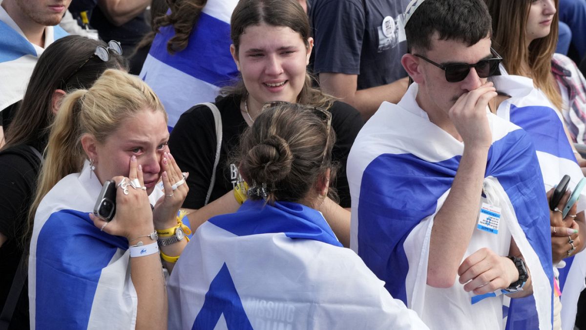 Izrael-ellenes tüntetők zavarták meg az Élet menetét Auschwitzban