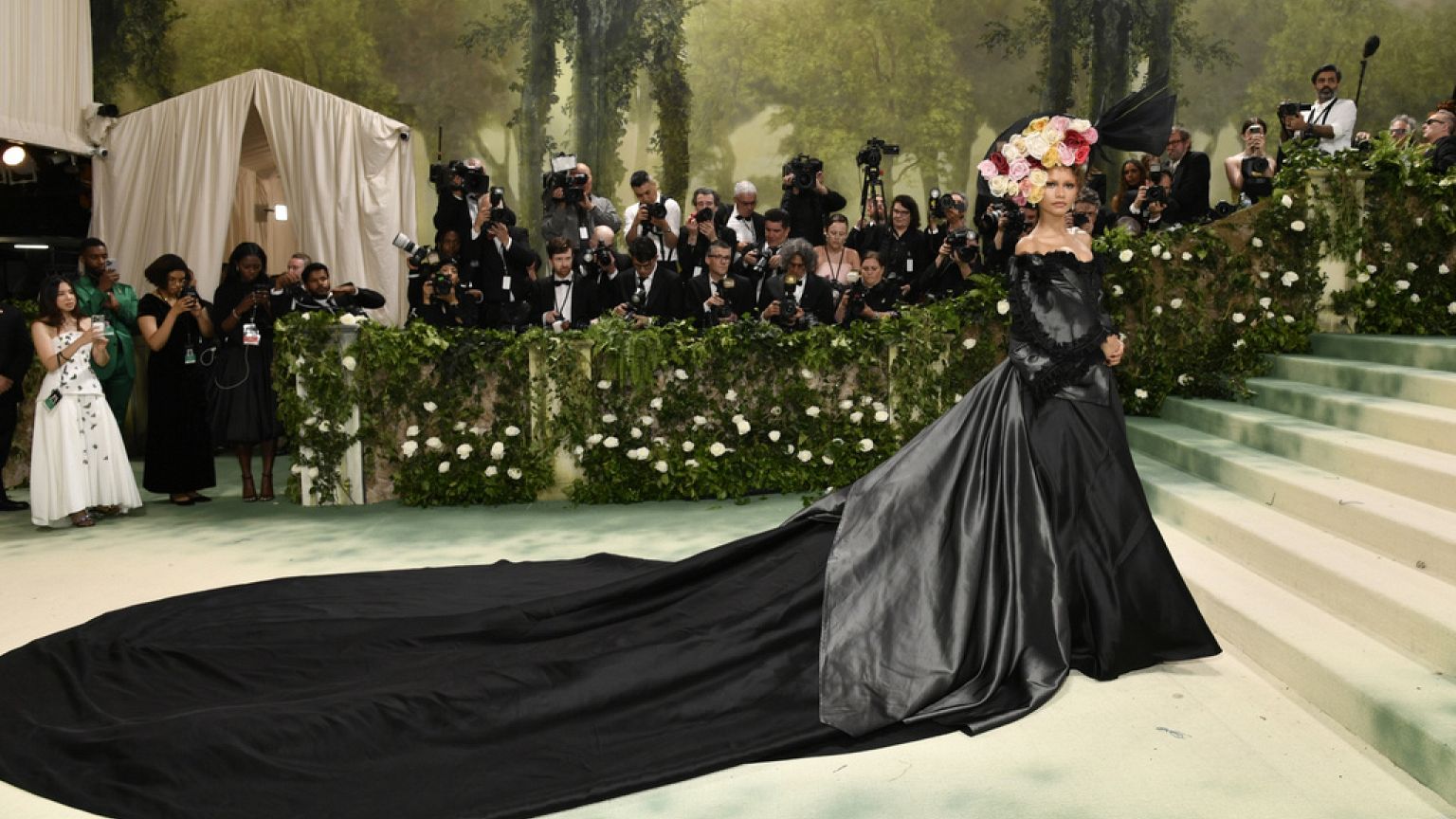 La actriz Zendaya en la Gala Met 2024. 