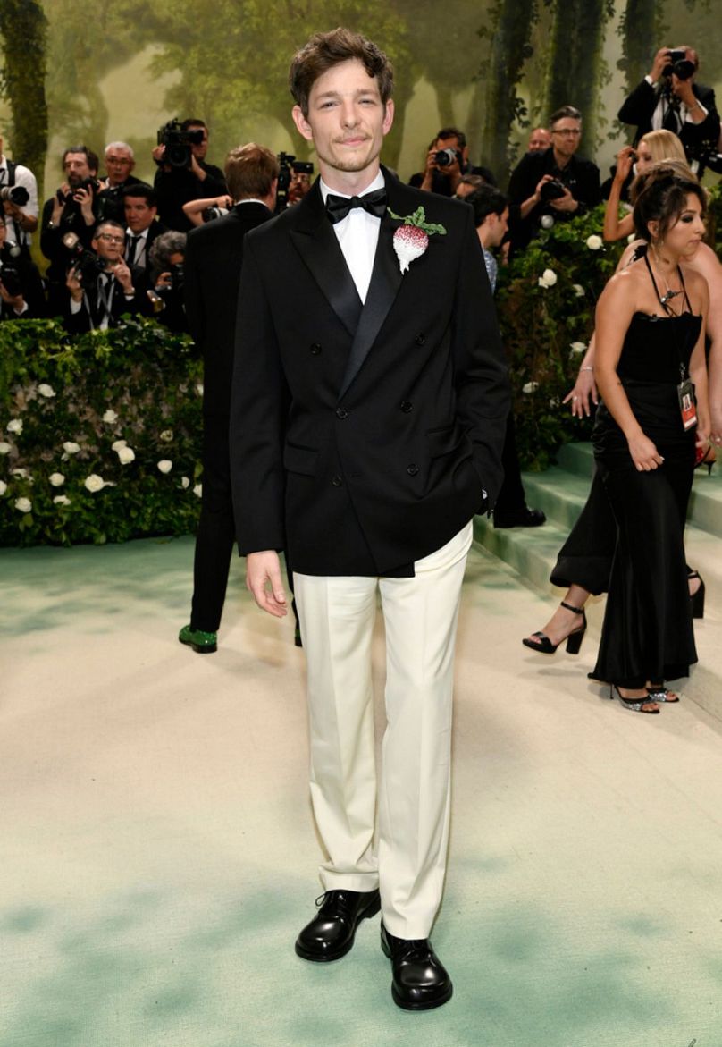 Mike Faist attends the Met Gala celebrating the opening of the "Sleeping Beauties: Reawakening Fashion" exhibition on 6 May 2024, in New York.