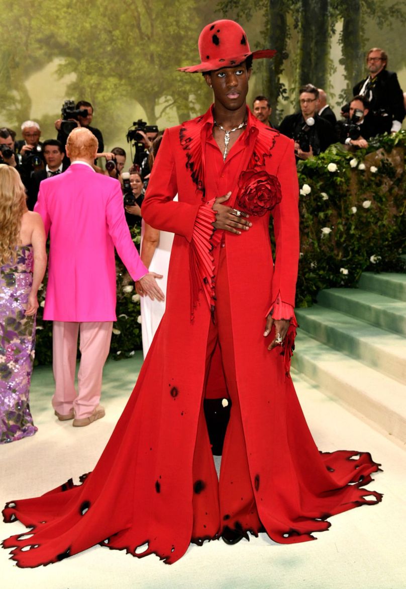 Wisdom Kaye attends the Met Gala celebrating the opening of the "Sleeping Beauties: Reawakening Fashion" exhibition on 6 May 2024, in New York.