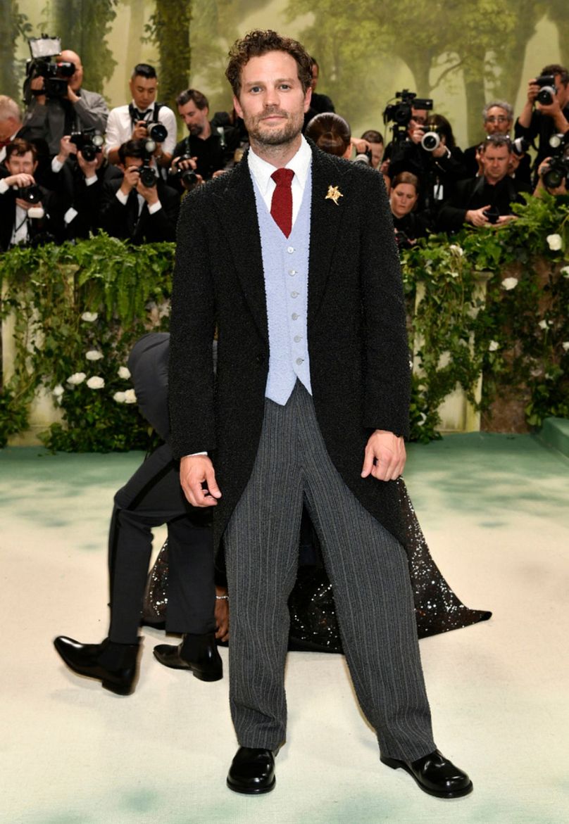 Jamie Dornan attends the Met Gala celebrating the opening of the "Sleeping Beauties: Reawakening Fashion" exhibition on 6 May 2024, in New York.