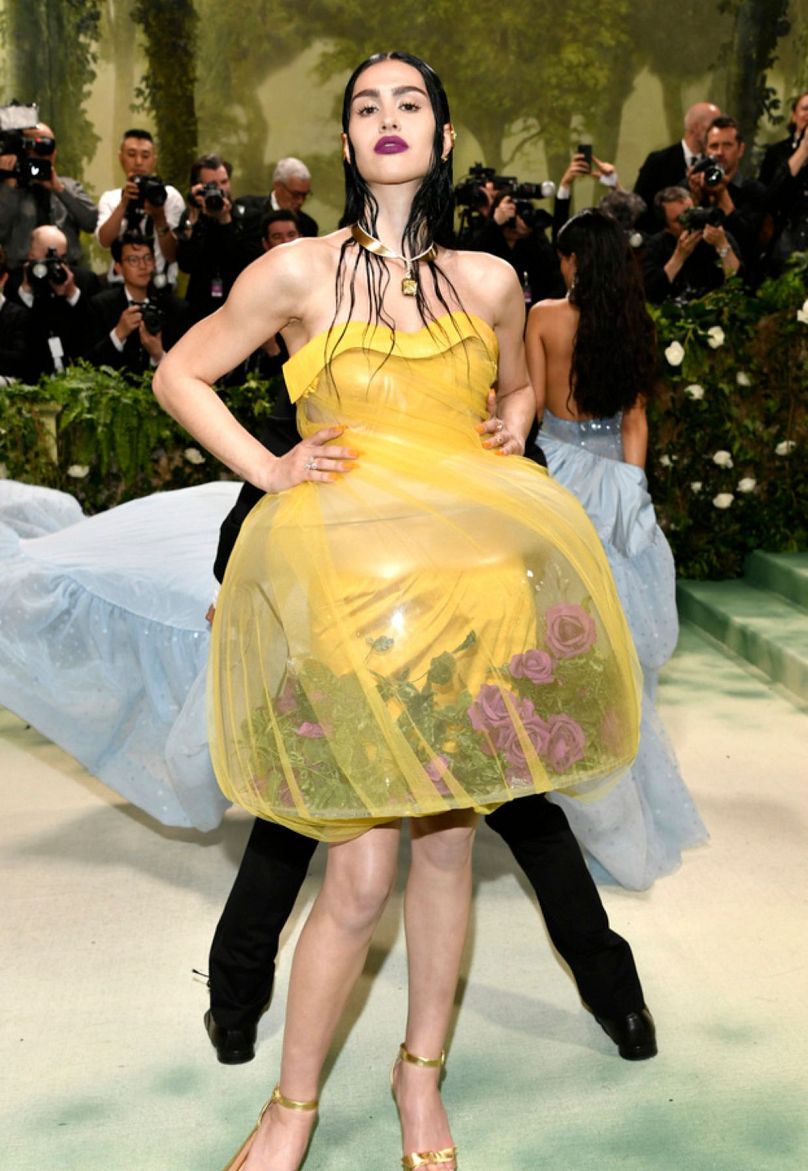 Amelia Gray attends the Met Gala celebrating the opening of the "Sleeping Beauties: Reawakening Fashion" exhibition on 6 May 2024, in New York.