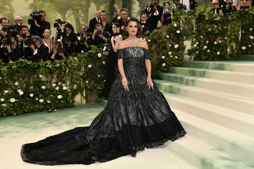 Penelope Cruz attends the Met Gala celebrating the opening of the "Sleeping Beauties: Reawakening Fashion" exhibition on 6 May 2024, in New York.
