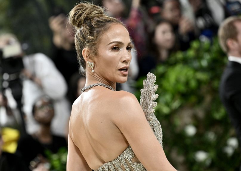 Jennifer Lopez attends the MET gala celebrating the opening of the "Sleeping Beauties: Reawakening Fashion" exhibition on 6 May 2024, in New York.