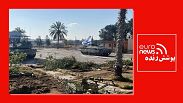 حمله هوایی اسرائیل به ساختمان‌های نزدیک دیوار جداکننده مصر و رفح، در جنوب نوار غزه، ۶ مه ۲۰۲۴