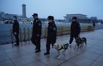 الشرطة الصينية في بكين. 2024/03/05