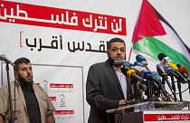 Osama Hamdan, un dirigeant du Hamas à Beyrouth le 7 mai 