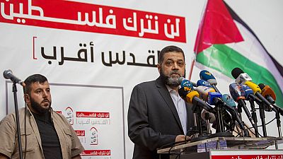 Osama Hamdan, un dirigeant du Hamas à Beyrouth le 7 mai 