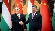 Orbán Viktor és Hszi Csinping Pekingben 2023-ban