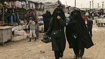 Suriye'nin kuzeydoğusunda, IŞİD militanlarının ailelerinin kaldığı el Hol gözaltı kampı 