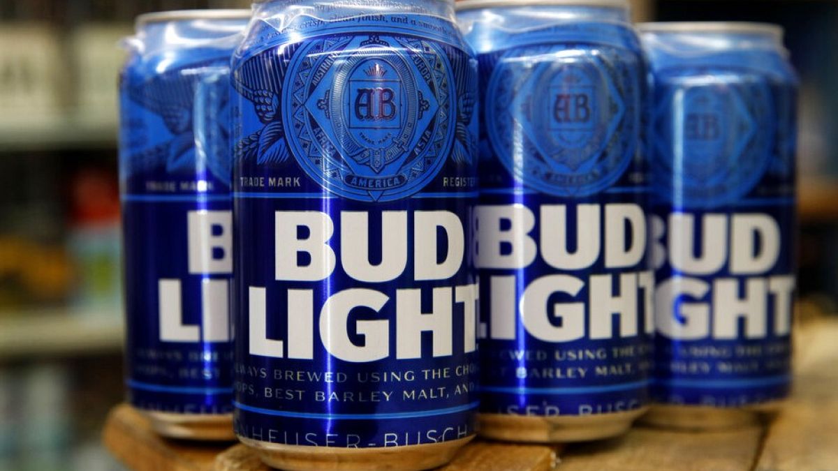 Cans of Bud Light beer. Washington. Jan. 10, 2019.