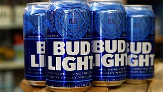 Cans of Bud Light beer. Washington. Jan. 10, 2019.